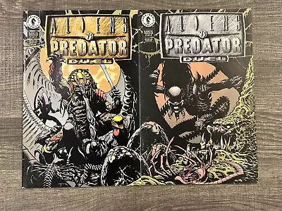 Buy Aliens Vs Predator: Duel #1-2 COMPLETE SET (Dark Horse Comics 1995) • 9.49£