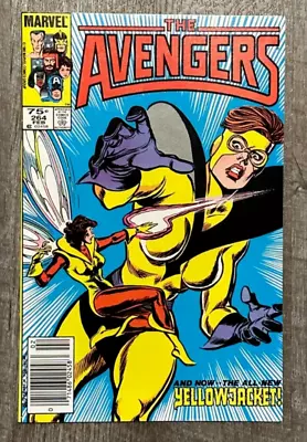 Buy Avengers #264 1st Appearance Of 2nd Yellowjacket Rita DeMara Newsstand 1986 • 7.12£