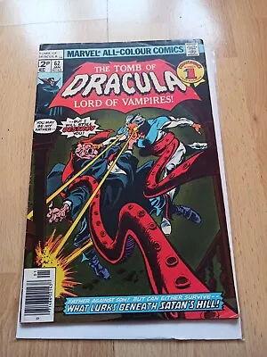 Buy Tomb Of Dracula #62. Marvel Comics. Bronze Age Horror. 1977. • 1.99£