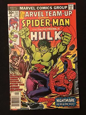 Buy Marvel Team Up 53 8.0 8.5 White Pages Hulk High Grade Marvel 1976 Rosauers Oq • 32.09£