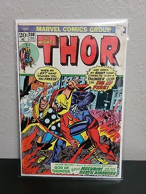 Buy Mighty Thor #208 1973 Marvel Comics 1st Mercurio 4-d Man Thor Comic 208 • 6.43£