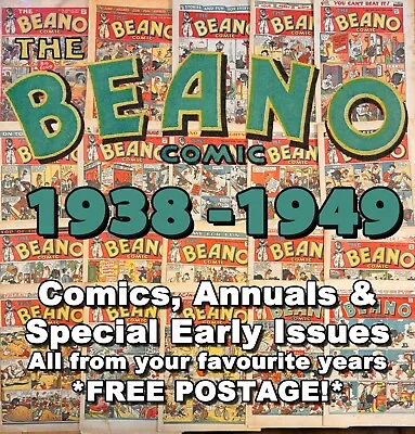 Buy Beano Comics, Annual, Summer Special From 1938-1949 #1 - #389 Choose Your Issue • 50£