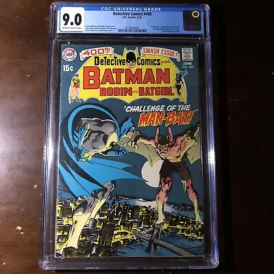 Buy Detective Comics #400 (1970) - 1st Man-Bat! Neal Adams! - CGC 9.0 - Key! • 947.90£