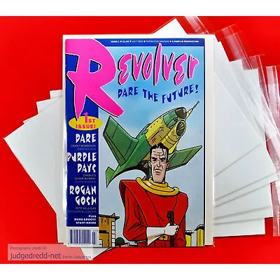 Buy Revolver 1 1st Issue 7 1990 2000AD UK Comic Book + Bag And Board (Lot 670 ) • 15.29£