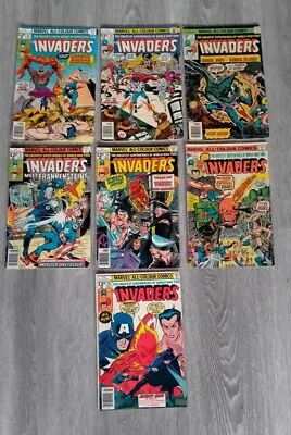 Buy X7 The Invaders #5 9 14 24 25 26 31  Marvel Comic Bundle Lot 1975/76/77/78 • 22.50£