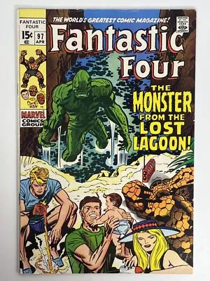 Buy Fantastic Four #97 (1970) 1st Cover App. Franklin Richards As A Baby In 7.0 F... • 28.10£