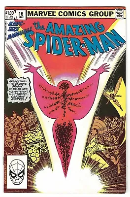 Buy 1982 The Amazing Spider-Man Annual #16-1st App Of Monica Rambeau Captain Marvel • 39.42£