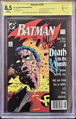 Buy BATMAN #428 Newsstand - CBCS 8.5 - SIGNED By Jim Starlin & Mike DeCarlo • 99.94£