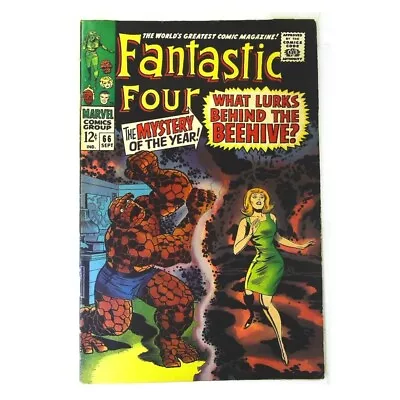 Buy Fantastic Four (1961 Series) #66 In Fine Condition. Marvel Comics [s: • 103.59£