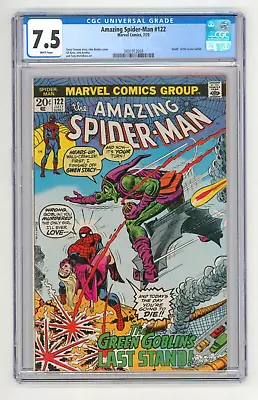 Buy Amazing Spider-Man #122 CGC 7.5 VFN- White Pages • 455£