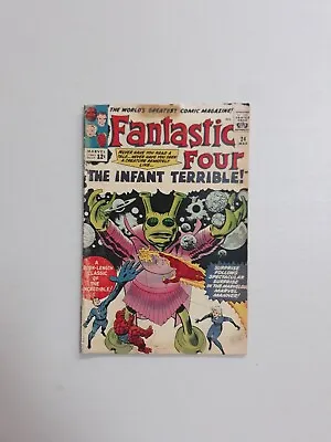 Buy Fantastic Four 24 Marvel Comics Silver Age 1964 • 52.28£