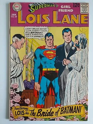Buy DC Silver Age LOIS LANE Superman's Girl Friend  # 89  1969  Bagged And Boarded • 8£