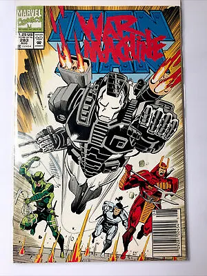 Buy Iron Man #283 War Machine-newsstand Copy-marvel Comics- 1992 Vf+ Bag & Boarded • 10.50£