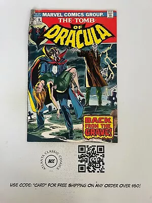 Buy The Tomb Of Dracula # 16 VG- Marvel Comic Book Vampire Monster Blade 13 J224 • 15.99£