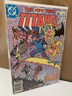 Buy New Teen Titans 32 🔑1st App & Origin Thunder & Lightning🔥Bronze 1983🔥VF • 7.89£