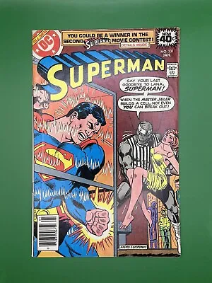 Buy Superman # 331 1st App Master Jailer VF DC Comic Book Newsstand Batman Flash • 7.90£
