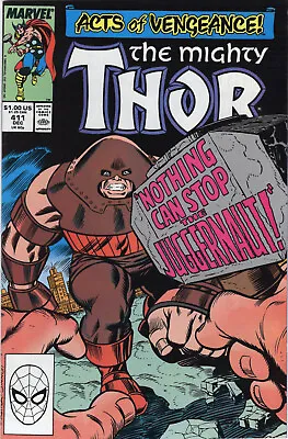Buy THOR 411 (1989): NM - 1st New Warriors, Night Thrasher - FREE/REDUCED SHIPPING • 24.95£