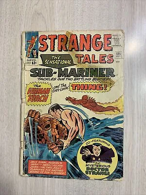 Buy Strange Tales 125 Fr 1964 Lee Kirby Ditko Less Than 3 Yrs After Fantastic Four 1 • 3.97£