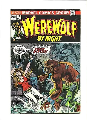 Buy Werewolf By Night #10 Marvel Comic (1973) 1st App Committee Tom Sutton Cover Art • 20.08£
