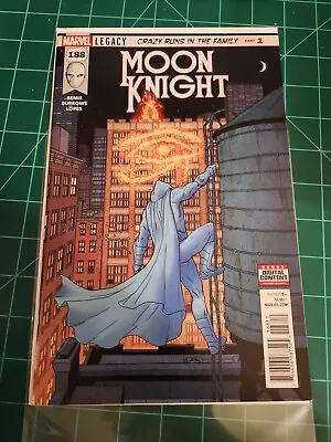 Buy Moon Knight #188  (2018) Marvel Comics 1st Appearance Of The Sun King • 7.92£