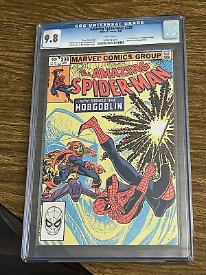 Buy Amazing Spider-Man #239 CGC 9.8 White Pages Vs The Hobgoblin • 386.01£