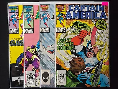 Buy (LOT 4) Captain America #s 320 322 324 & 325 Marvel Comics 1986 Copper Age • 3.19£