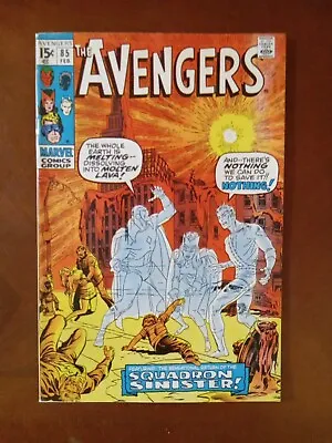Buy Avengers #85,  1971, 1st Appearance Of SquadronSinister! Very Nice Book 9.0 • 198.13£