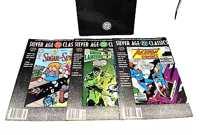 Buy 1992 DC Silver Age Classics, #252 Superman, #76 Green Lantern And Sugar Spike • 9.59£