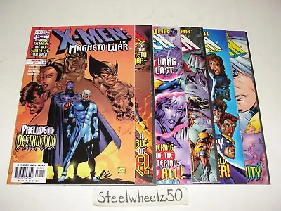 Buy X-Men Magneto War 6 Comic Lot 1999 #1 COMPLETE Story #85 86 87 Uncanny #366 367 • 20.08£