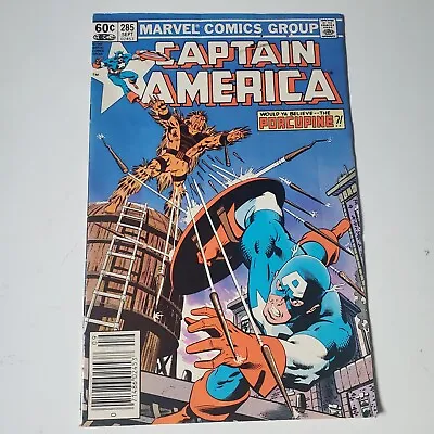Buy Captain America #285 Sept Nomad 1st App New Porcupine Sal Buscema Mike Zeck 1983 • 15.81£