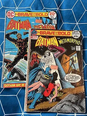 Buy DC The Brave And The Bold #101 #109 Detective Comics Batman 1972 1973 • 4£