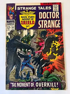 Buy Strange Tales #151 (1951) FN+ 1966  Jack Kirby & Jim Steranko Cover Art  • 38.74£
