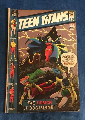 Buy Free P & P; Teen Titans #34, Aug 1971:   The Demon Of Dog Island  (KG) • 6.99£