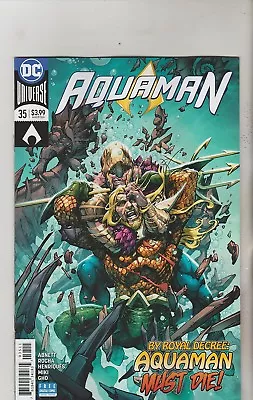 Buy Dc Comics Aquaman #35 June 2018 1st Print Nm • 4.65£