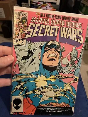 Buy Marvel Super Heroes Secret Wars 7 1st Julia Carpenter Spider-woman Comic Book • 9.46£