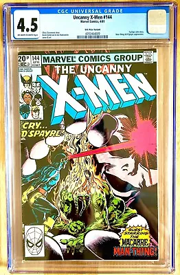 Buy X-Men #144  April 1981. CGC 4.5. UK Price Variant  Man-Thing Marvel Comics • 31£
