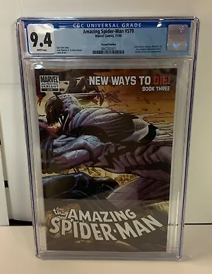 Buy Amazing Spider-Man 2008 #570 / Second Printing / CGC 9.4 • 78.84£