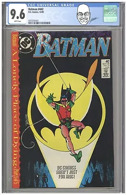 Buy Batman #442 CGC 9.6 1st Tim Drake Costume 1989 Two-Face Nightwing George Perez • 48.18£