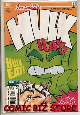 Buy Incredible Hulk Pops #41 (2002) 1st Prining Bag & Boarde Marvel Comics • 3.50£