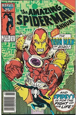 Buy Amazing Spider-Man Annual #20 (Marvel 1986) 1st Iron Man 2020  Copper Key • 8£