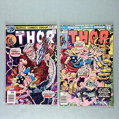 Buy Mighty Thor #248 #254 LOT Of 2 Comic Books 1976 Marvel Comics WYSIWYG • 8.02£