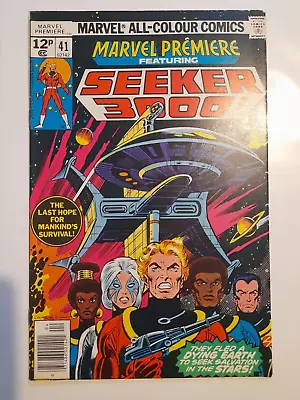 Buy Marvel Premiere #41 April 1978 FINE+ 6.5 1st Team Appearance Of Seeker 3000! • 3.50£