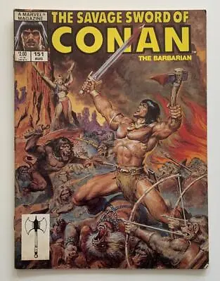Buy Savage Sword Of Conan #151 (Marvel 1988) VG/FN Condition Issue. • 5.95£