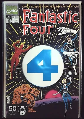 Buy FANTASTIC FOUR #358 - DIE CUT Cover VFN/NM Shows Some Signs Of Wear • 5.99£