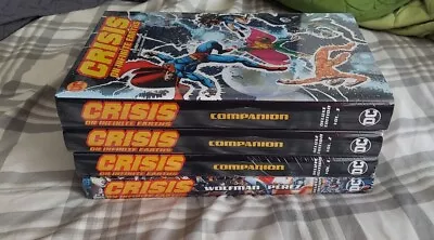 Buy Crisis On Infinite Earths + Companion Volumes 1, 2, & 3 Dlx HCs Lot (4) SEALED • 220.73£
