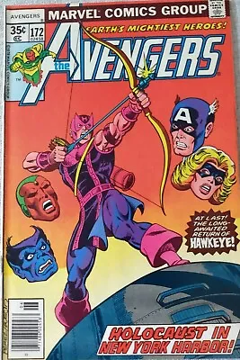 Buy The Avengers #172 Marvel 1978 Comic Book   • 6.33£