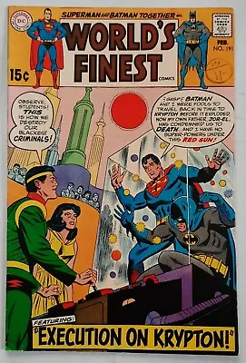 Buy Worlds Finest Comics 191 VF £12 1970. Postage On 1-5 Comics 2.95  • 12£
