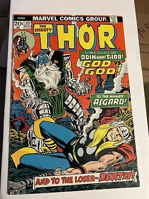 Buy THOR #217 First Appearance Krista Valkyrie 1973 Marvel Comic Book • 15.82£