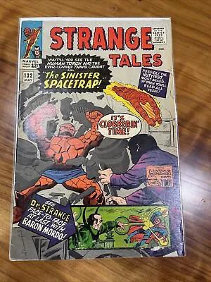 Buy Strange Tales 132 Silver Age Fantastic Four Doctor Strange 1965 VG 4.5 (JD2) • 19.76£