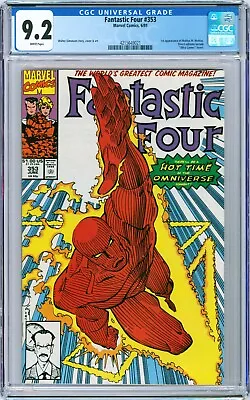Buy Fantastic Four #353 1991 Marvel CGC 9.2 1st Appearanceof Mobius M. Mobius • 59.30£